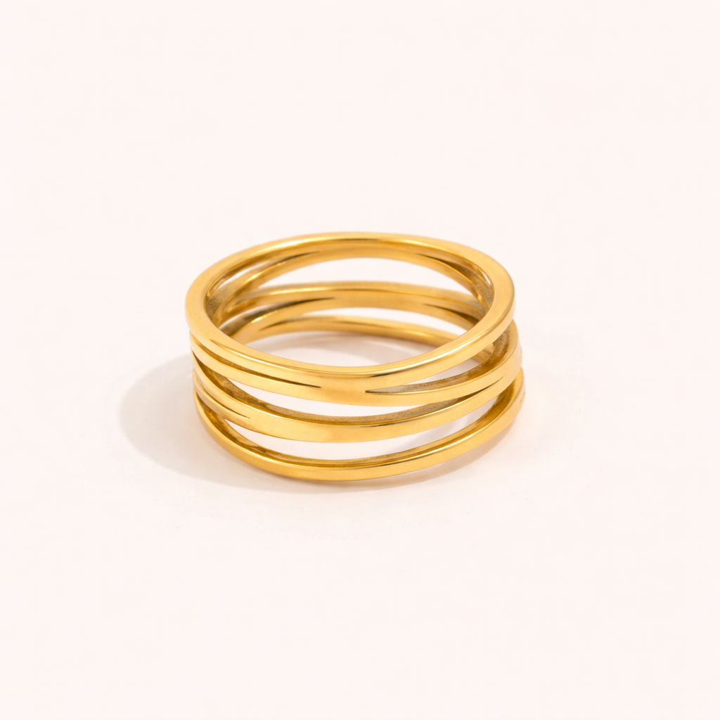 Your Way Ring – multi-Band Stainless Steel Statement Ring